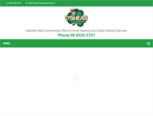Tablet Screenshot of osheas.com.au